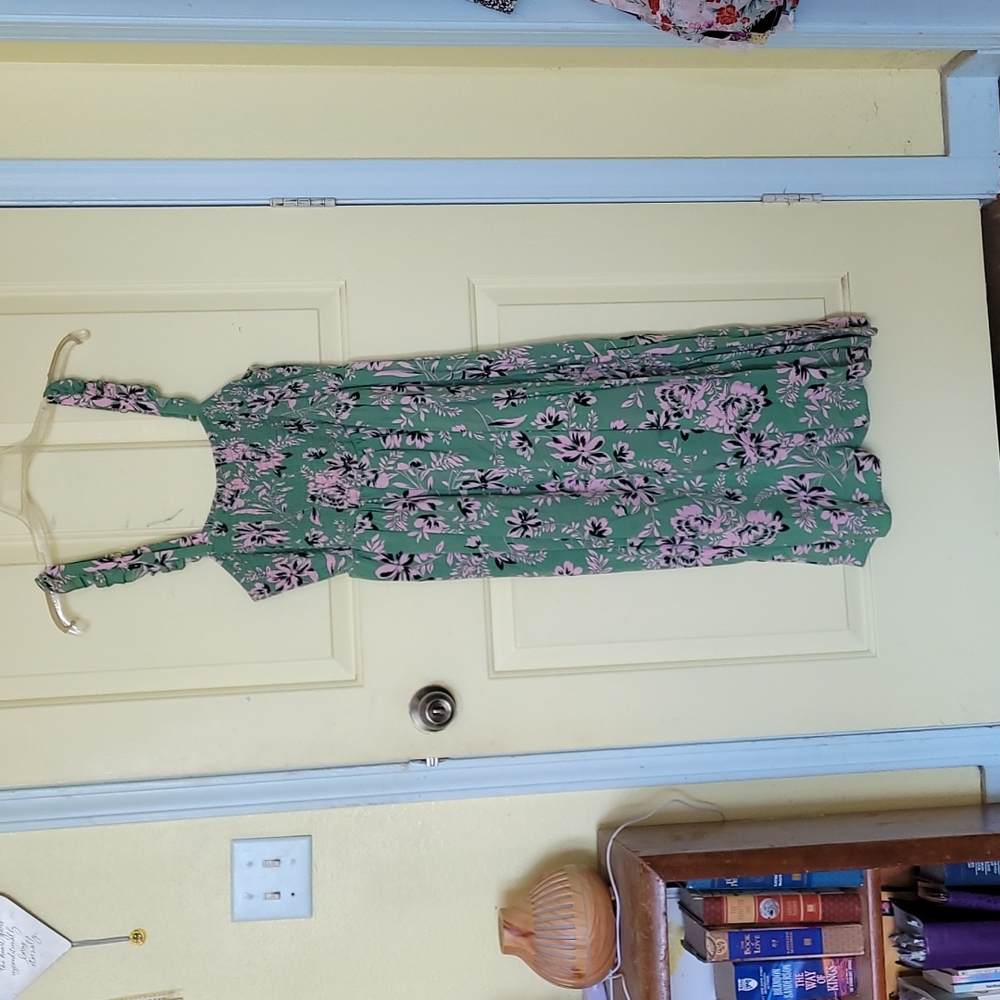 Torrid size 1 sundress with smocked bodice.